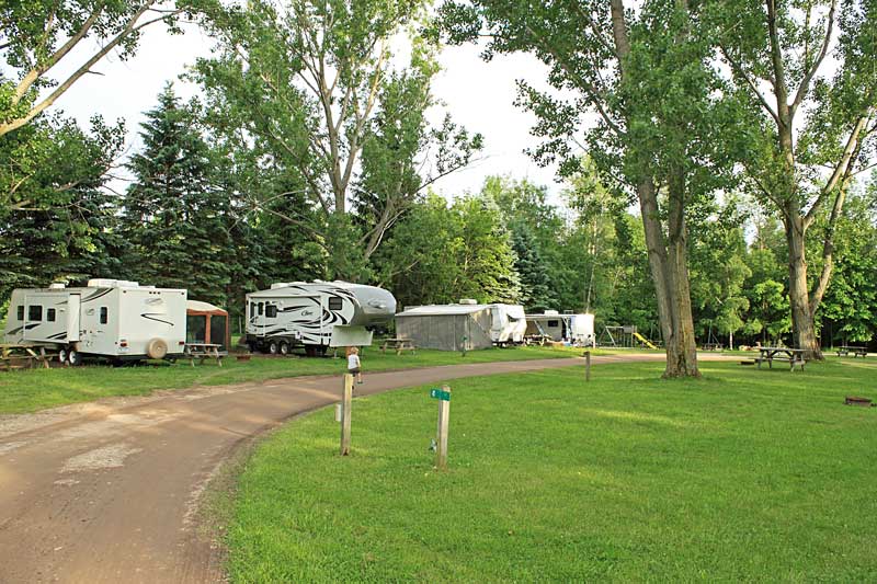 betsie river campsite road